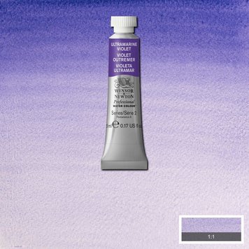 Winsor & Newton 672 PRO aquarelverf tube 5ml - ultramarijn violet
