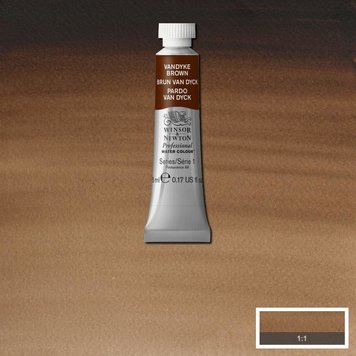 Winsor & Newton 676 vanDyke brown - 5ml aquarelverf
