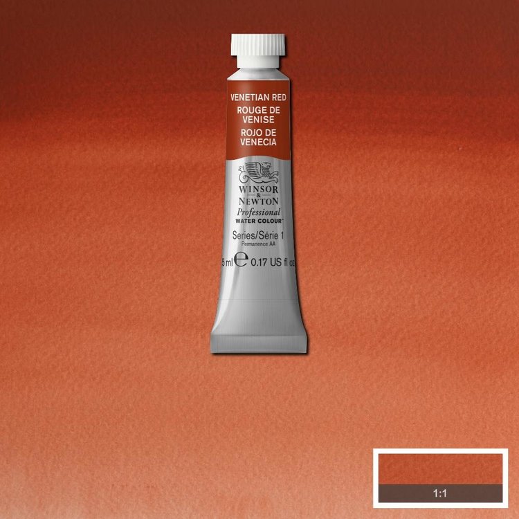 Winsor & Newton 678 PRO aquarelverf tube 5ml - venetian red