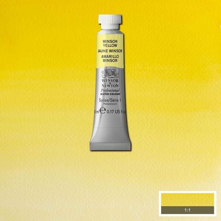 Winsor & Newton 730 aquarelverf tube 5ml -Winsor yellow