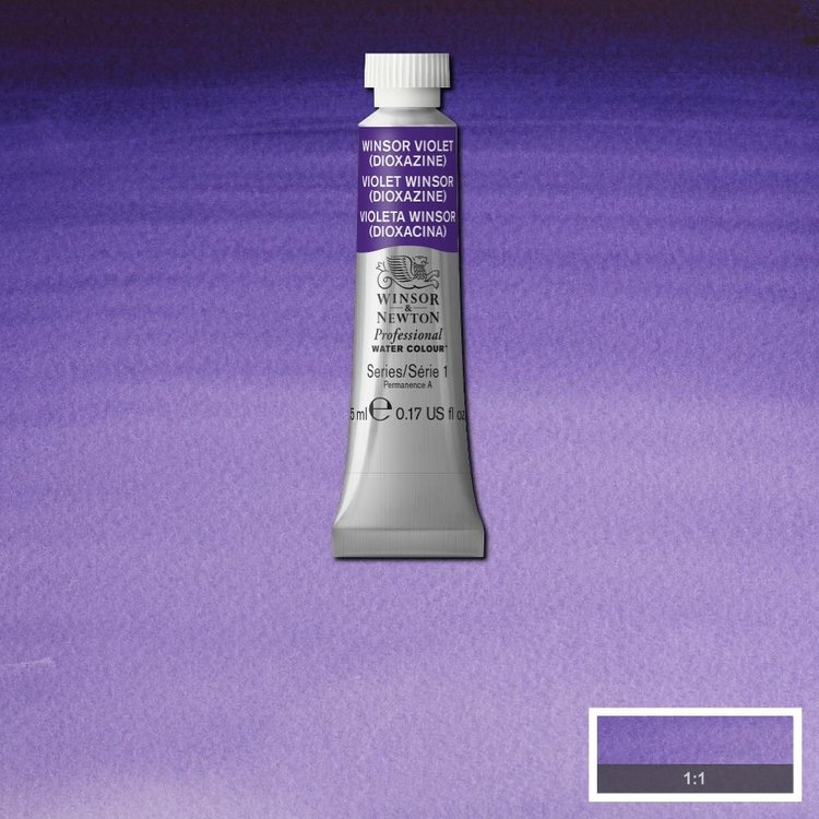 Winsor & Newton 733 PRO aquarelverf tube 5ml - winsor violet dioxine