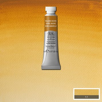 Winsor & Newton 744 PRO aquarelverf tube 5ml - yellow ochre