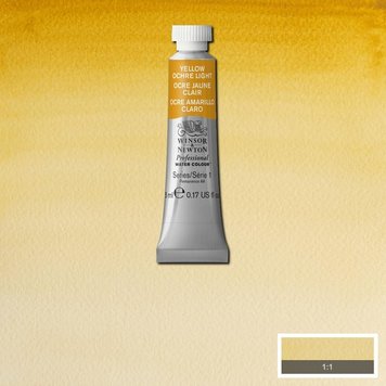 Winsor & Newton 745 PRO aquarelverf tube 5ml - yellow ochre light