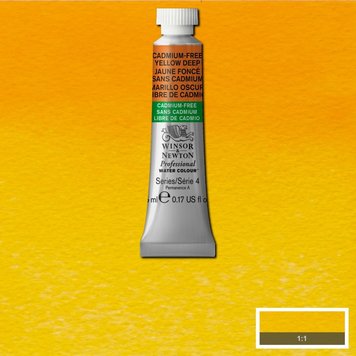 Winsor & Newton 891 cad.-free yellow deep - 5ml aquarelverf