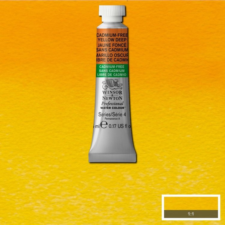 Winsor & Newton 891 PRO aquarelverf tube 5ml - cadmium-free yellow deep