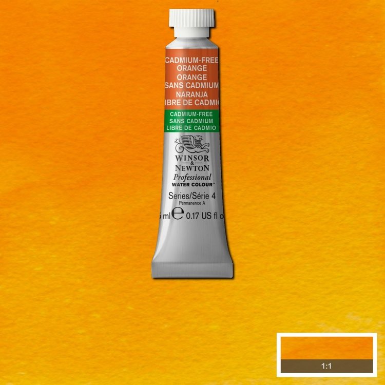 Winsor & Newton 899 aquarelverf tube 5ml - cadmium-free orange