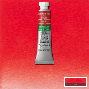 Winsor & Newton 901 PRO aquarelverf tube 5ml - cadmium-free red