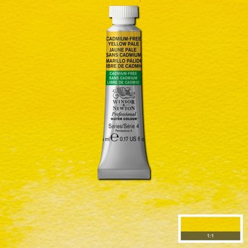Winsor & Newton 907 cad.-free yellow pale - 5ml aquarelverf
