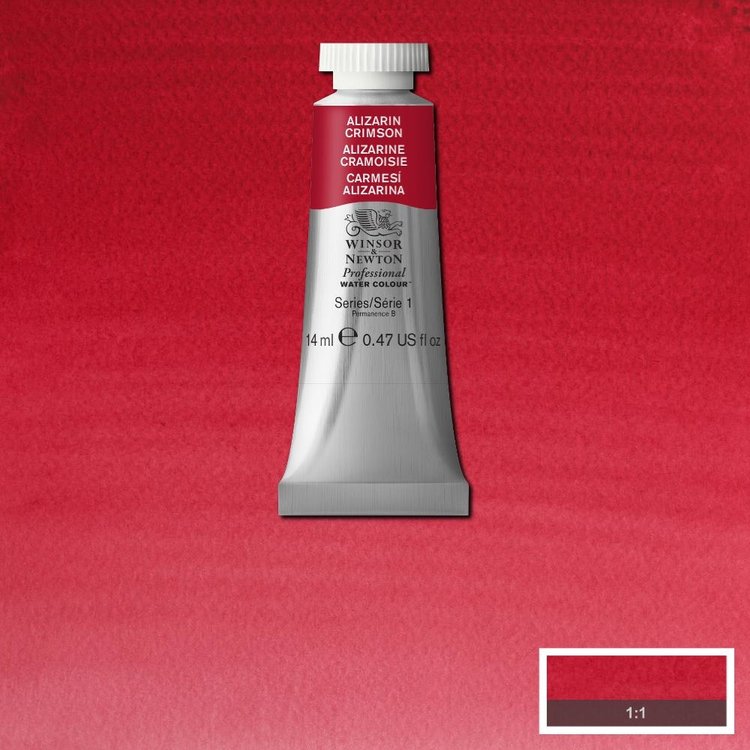 Winsor & Newton 004 PRO aquarelverf tube 14ml - alizarin crimson