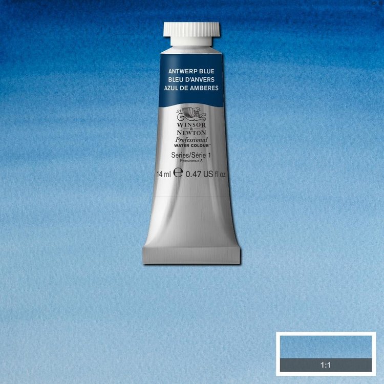 Winsor & Newton 010  aquarelverf tube 14ml - Antwerp blue