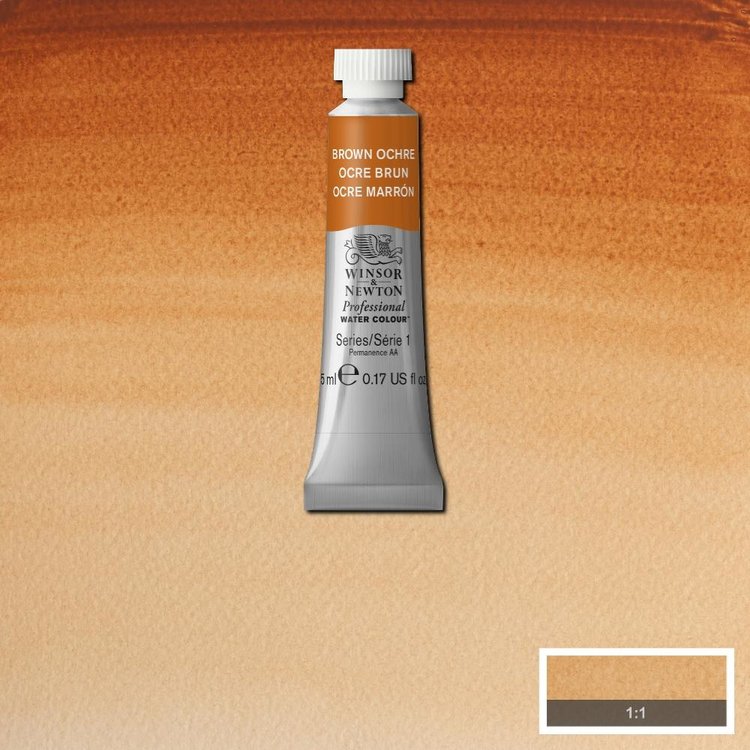 Winsor & Newton 059 PRO aquarelverf tube 14ml - brown ochre
