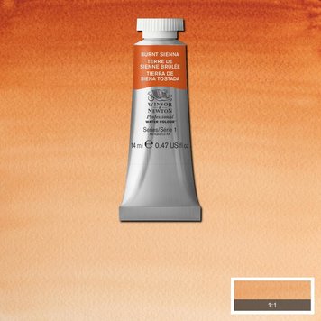 Winsor & Newton 074 PRO aquarelverf tube 14ml - burnt sienna