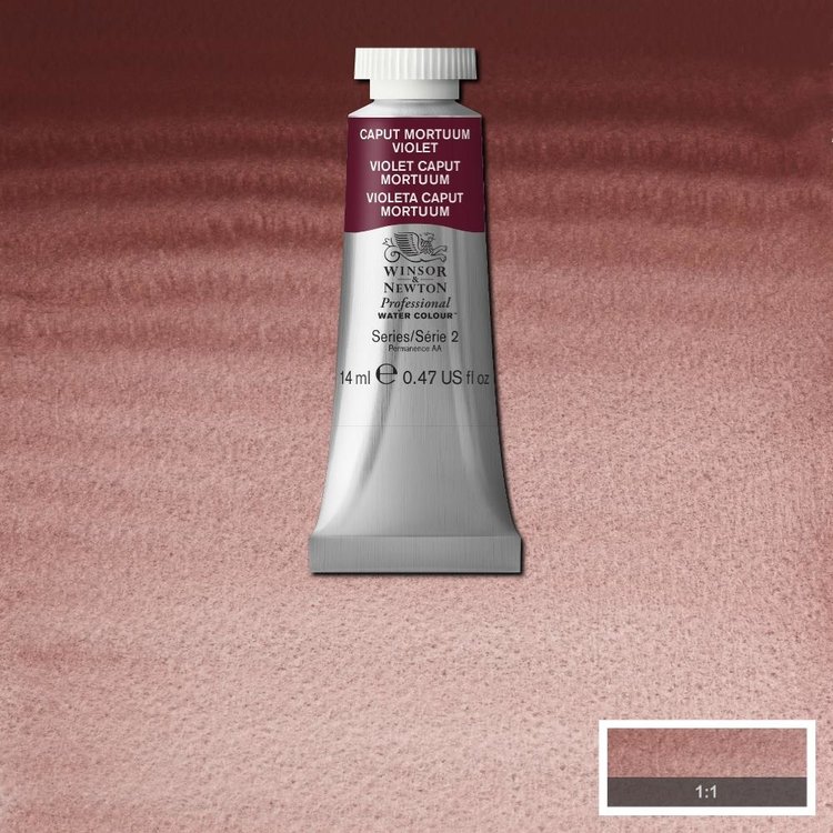 Winsor & Newton 125 PRO aquarelverf tube 14ml - caput mortuum violet