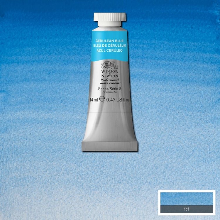 Winsor & Newton 137 PRO aquarelverf tube 14ml - cerulean blue