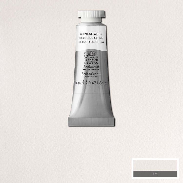 Winsor & Newton 150 PRO aquarelverf tube 14ml - chinese white