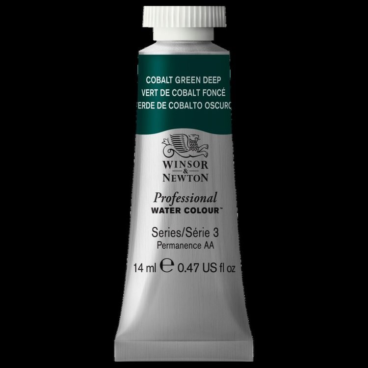 Winsor & Newton 185 PRO aquarelverf tube 14ml - cobalt green deep