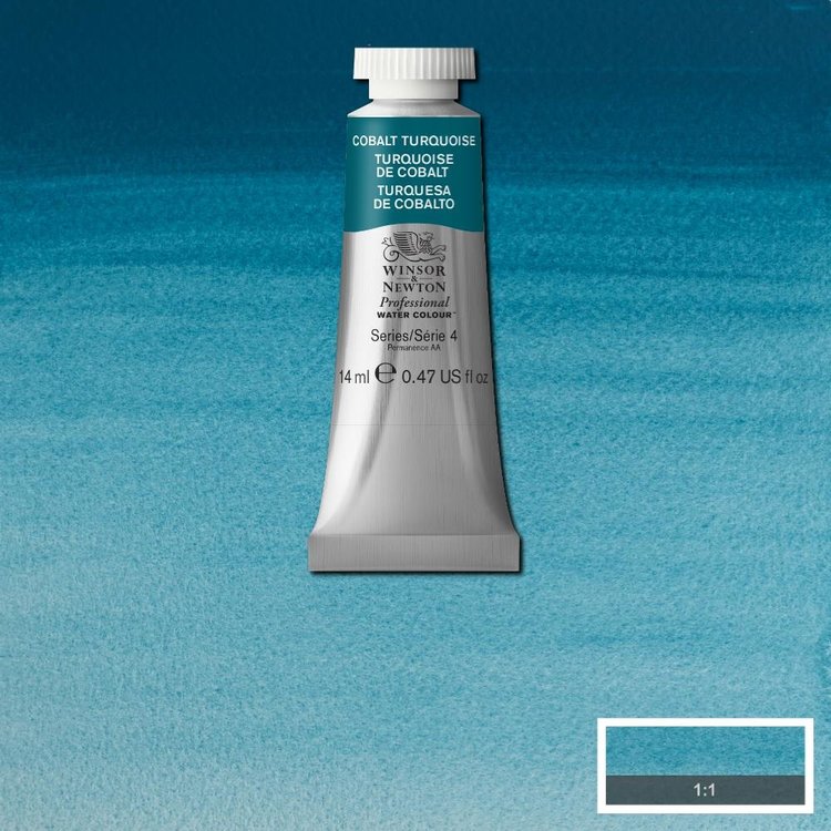 Winsor & Newton 190 PRO aquarelverf tube 14ml - cobalt turquoise