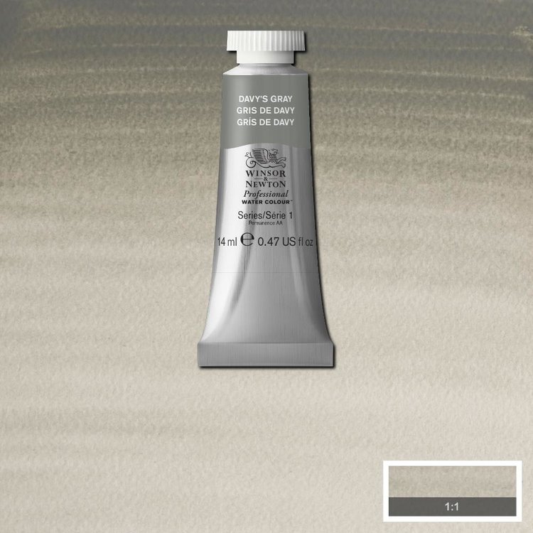 Winsor & Newton 217 PRO aquarelverf tube 14ml - davy's gray