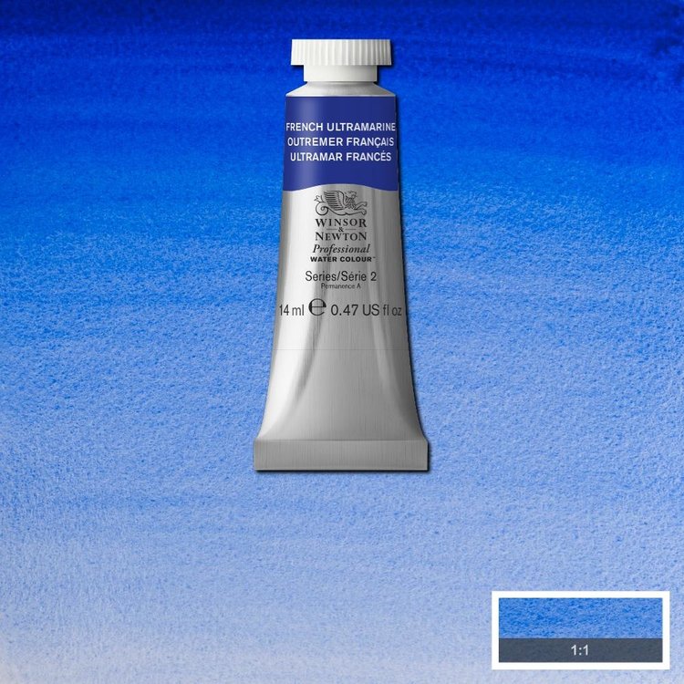 Winsor & Newton 263  aquarelverf tube 14ml - French ultramarine