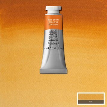 Winsor & Newton 285 gold ochre - 14ml aquarelverf