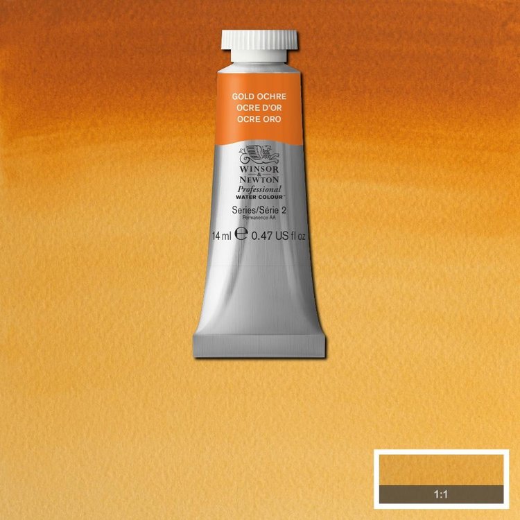 Winsor & Newton 285 PRO aquarelverf tube 14ml - gold ochre