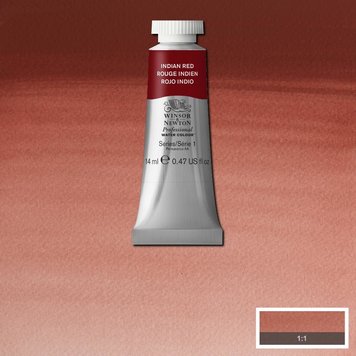 Winsor & Newton 317 PRO aquarelverf tube 14ml - indian red