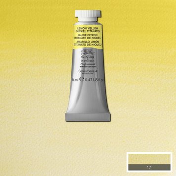 Winsor & Newton 347 PRO aquarelverf tube 14ml - lemon yellow (nickel titanate)