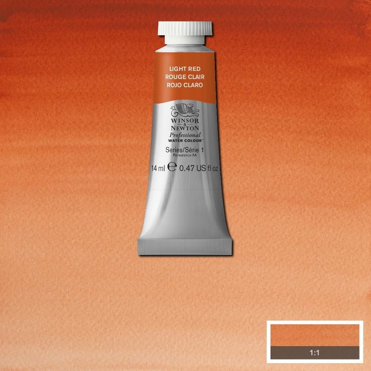 Winsor & Newton 362 PRO aquarelverf tube 14ml - light red