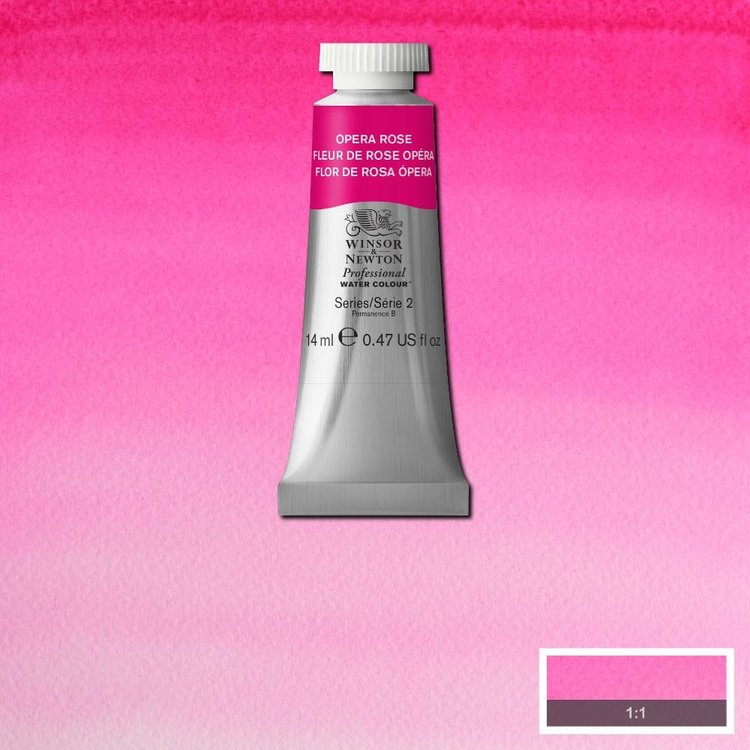 Winsor & Newton 448 PRO aquarelverf tube 14ml - opera rose