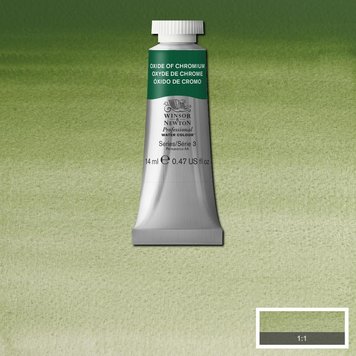 Winsor & Newton 459 PRO aquarelverf tube 14ml - oxide of chromium