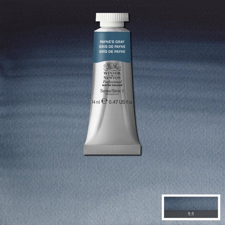Winsor & Newton 465 PRO aquarelverf tube 14ml - paynes gray