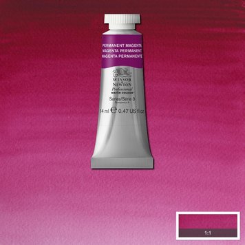 Winsor & Newton 489 PRO aquarelverf tube 14ml - permanent magenta