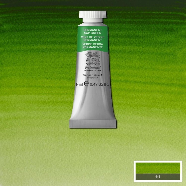 Winsor & Newton 503  aquarelverf tube 14ml - permanent sap green