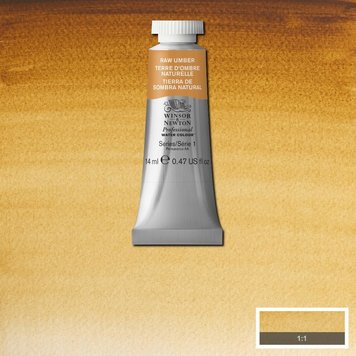 Winsor & Newton 554 raw umber - 14ml aquarelverf