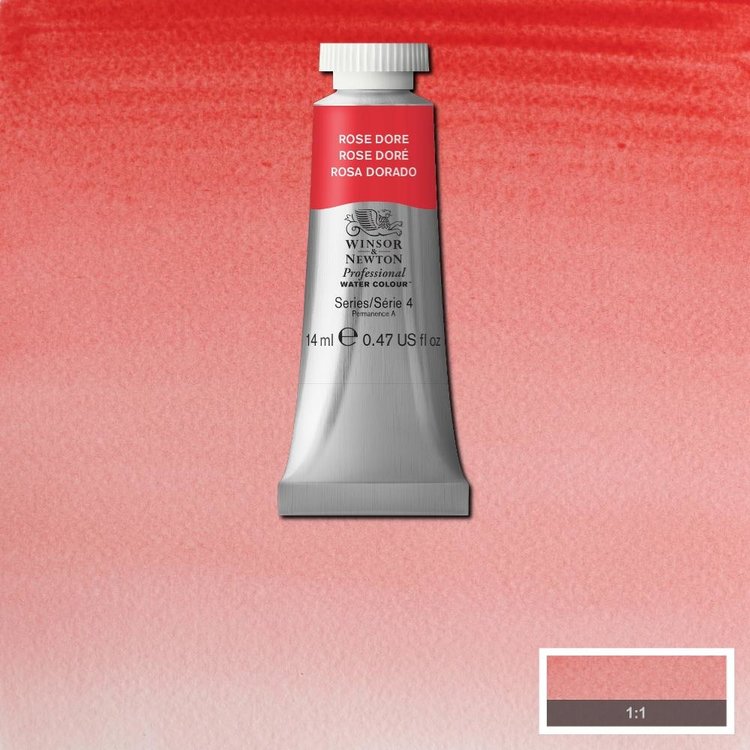 Winsor & Newton 576  aquarelverf tube 14ml - rose dore