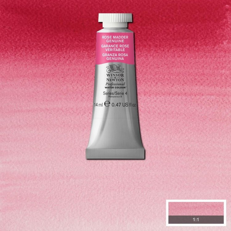 Winsor & Newton 587  aquarelverf tube 14ml - rose madder genuine