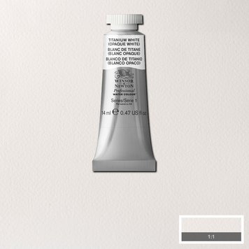 Winsor & Newton 644 PRO aquarelverf tube 14ml - titanium white