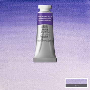 Winsor & Newton 672 PRO aquarelverf tube 14ml - ultramarine violet