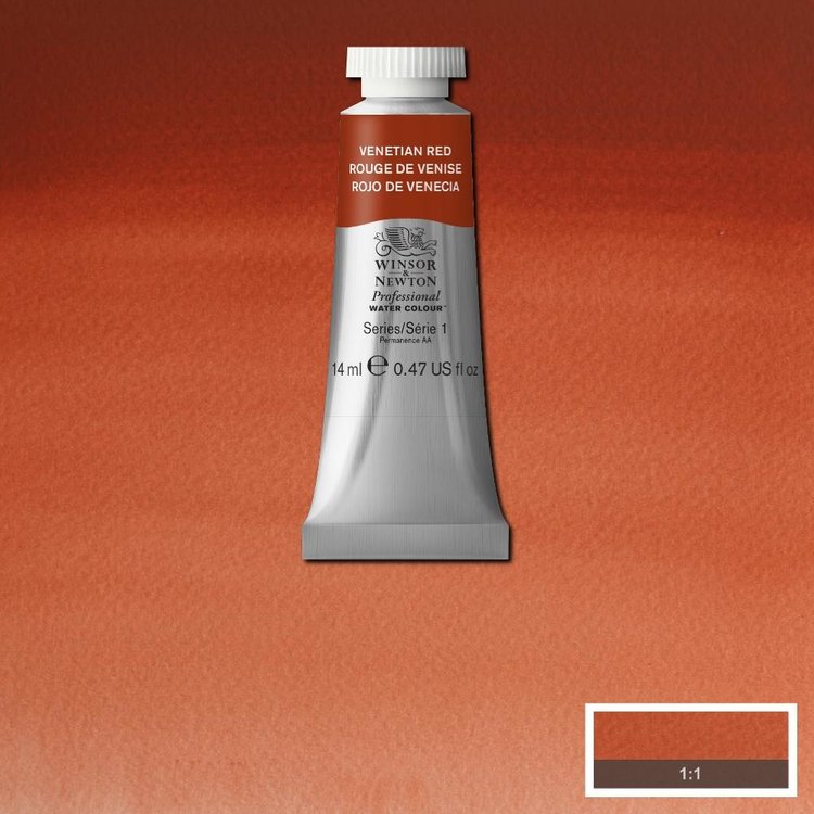 Winsor & Newton 678 PRO aquarelverf tube 14ml - venetian red
