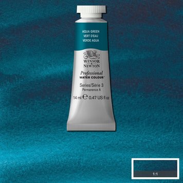 Winsor & Newton 697 PRO aquarelverf tube 14ml - aqua green