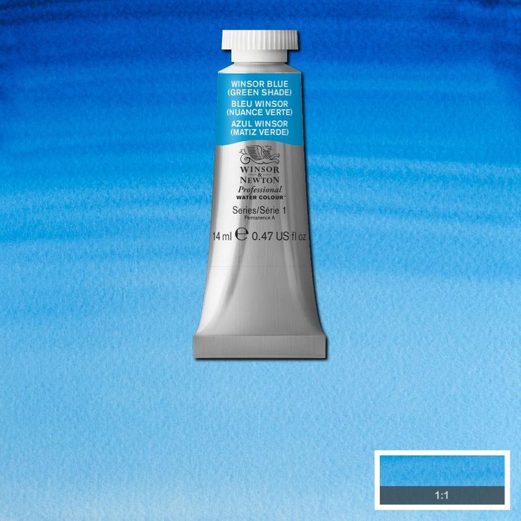 Winsor & Newton 707 PRO aquarelverf tube 14ml - winsor blue (gs)