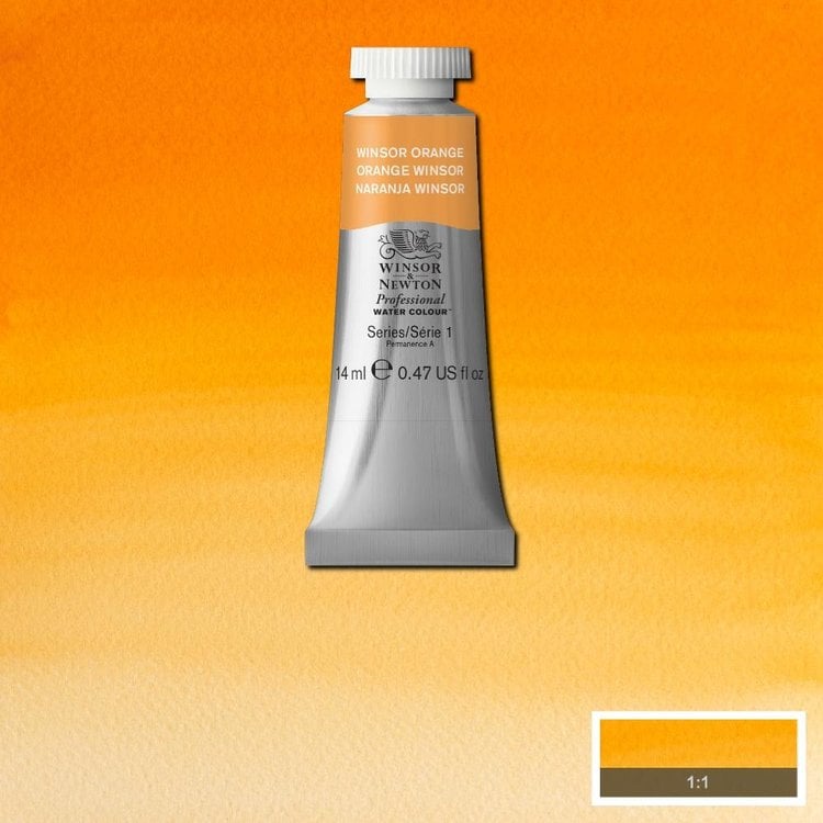 Winsor & Newton 724 PRO aquarelverf tube 14ml - winsor orange