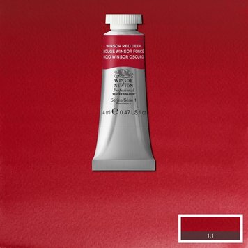 Winsor & Newton 725 PRO aquarelverf tube 14ml - winsor red deep