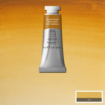 Winsor & Newton 744 PRO aquarelverf tube 14ml - yellow ochre