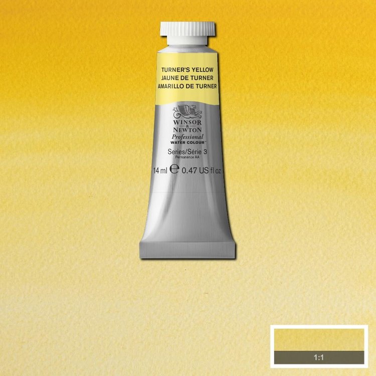 Winsor & Newton 749 PRO aquarelverf tube 14ml - turners yellow