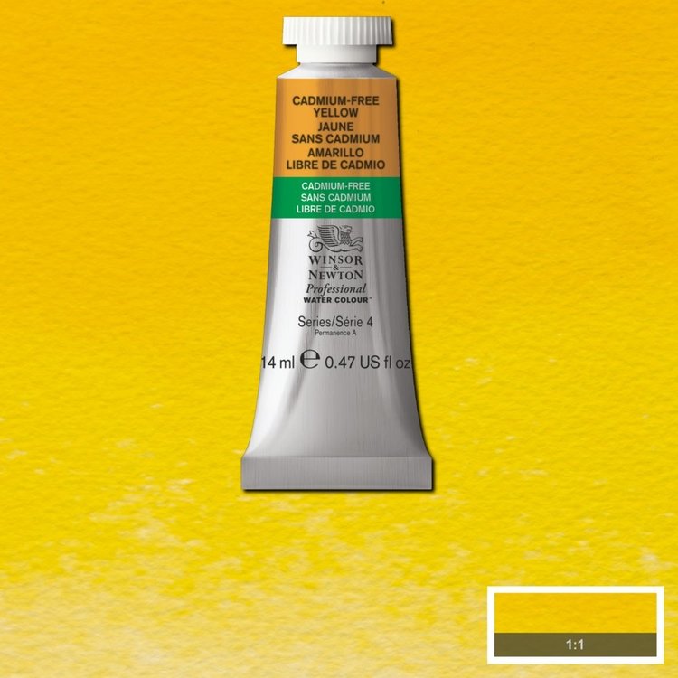 Winsor & Newton 890 PRO aquarelverf tube 14ml - cadmium-free yellow