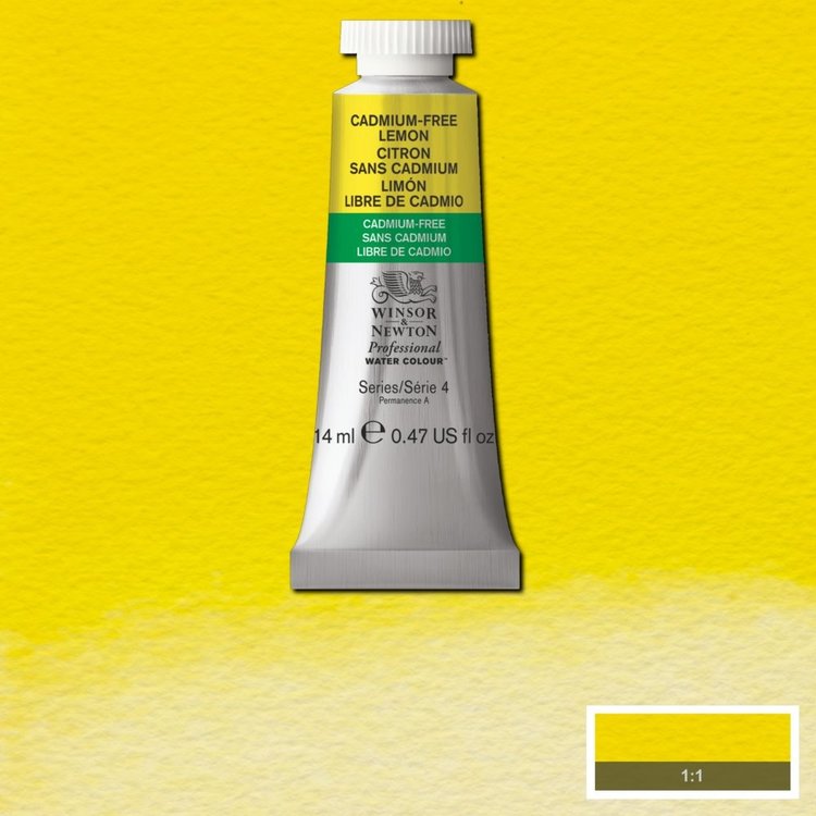 Winsor & Newton 898  aquarelverf tube 14ml - cadmium-free lemon