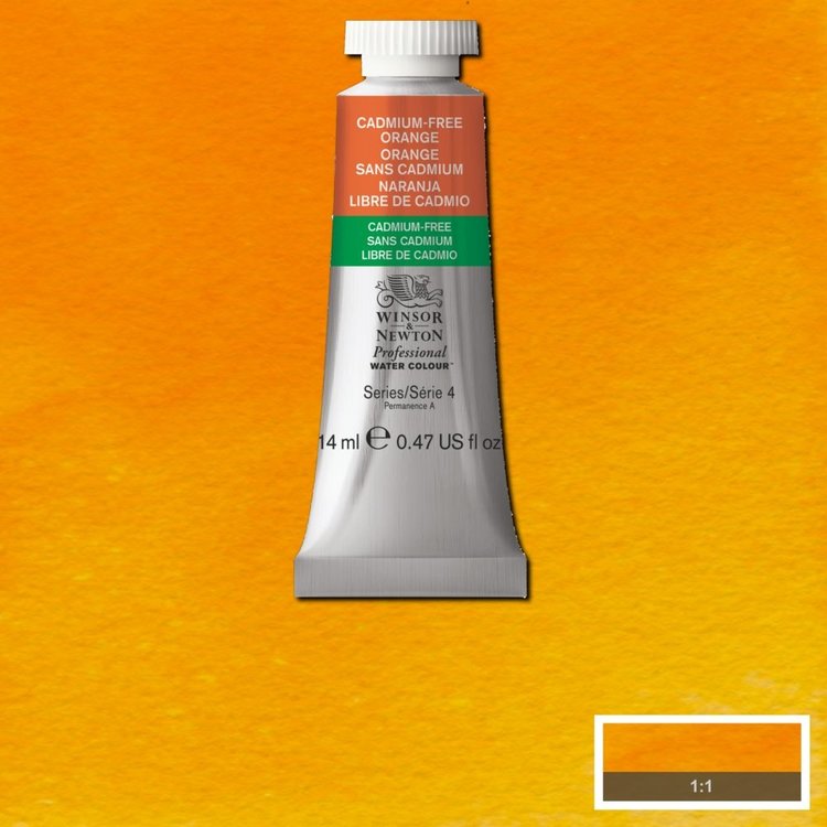 Winsor & Newton 899  aquarelverf tube 14ml - cadmium-free orange