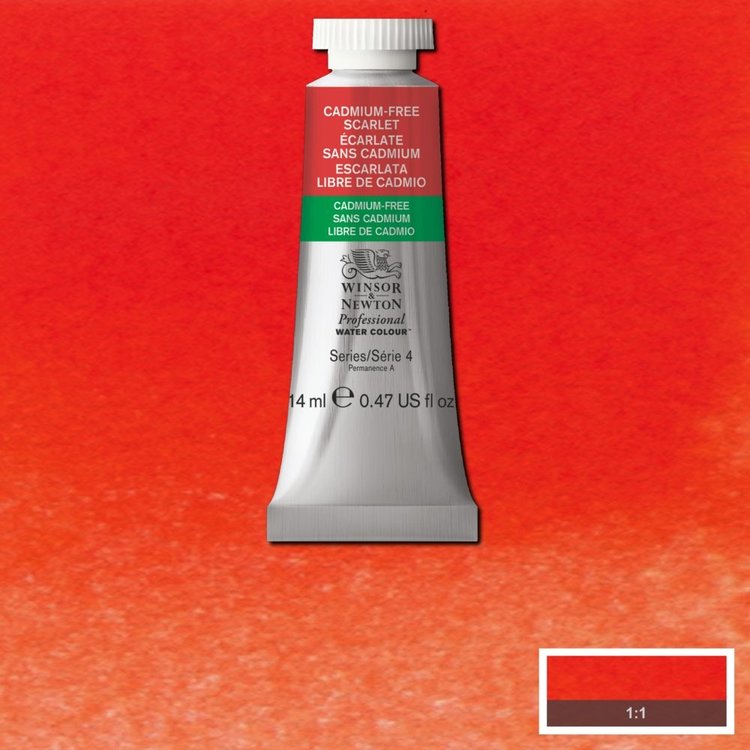 Winsor & Newton 903  aquarelverf tube 14ml - cadmium-free scarlet