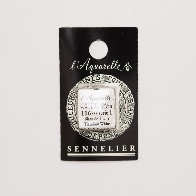 Sennelier 116 aquarelverf napje - titaanwit